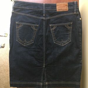 True Religion Denim Pencil Skirt